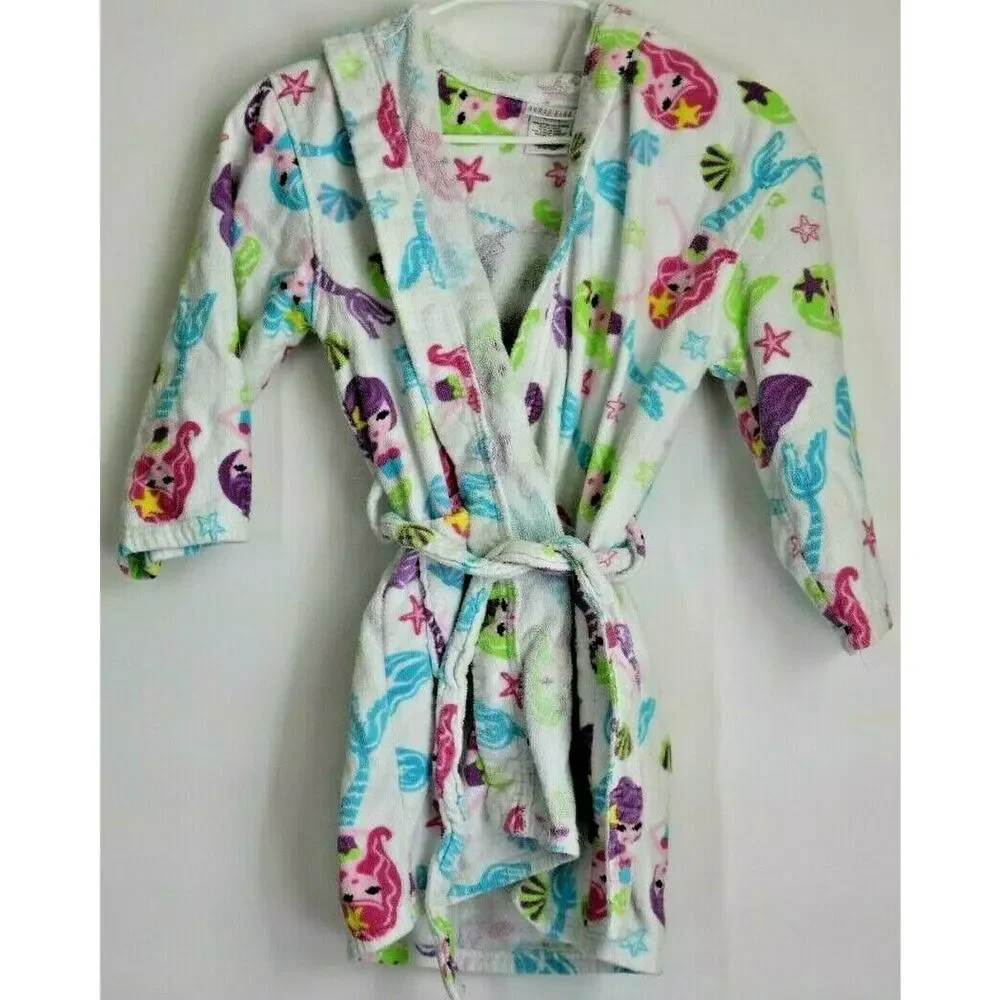 Komar Kid’s Girl’s Bathrobe Sz 12